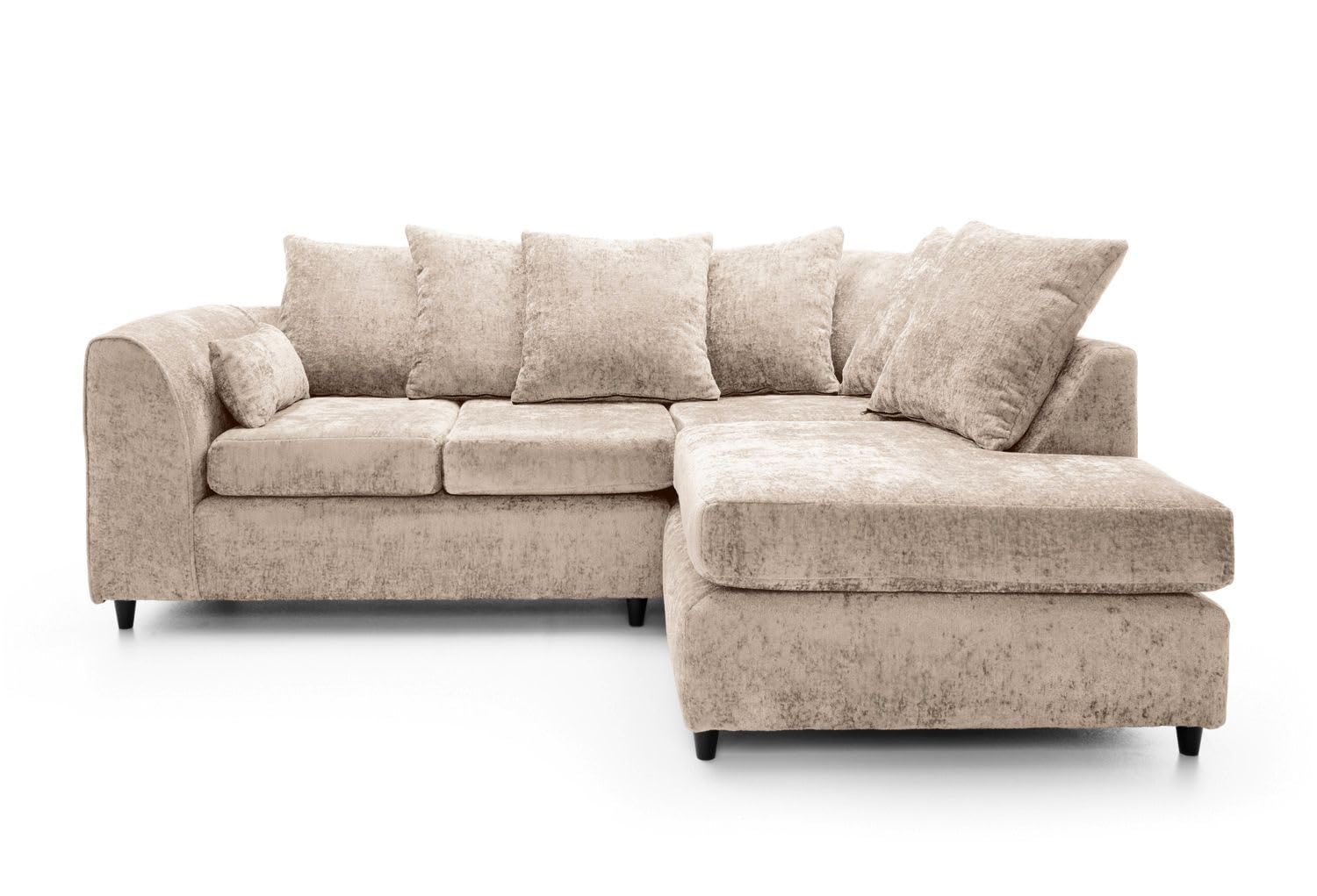 CHENILLE CORNER SOFA | SofaSaleHub UK